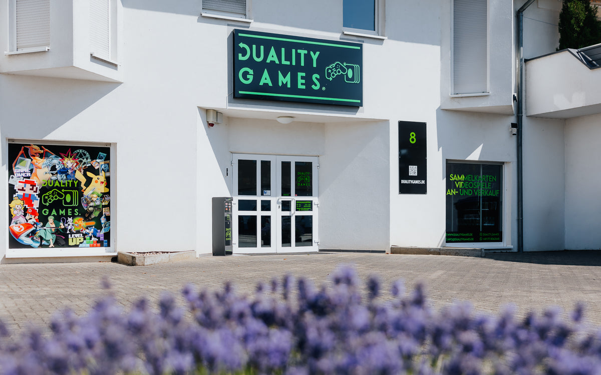 Außenansicht des DualityGames Ladens in Gottenheim