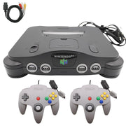 Nintendo 64 Konsole - alle Kabel + Jumper Pak - Schwarz