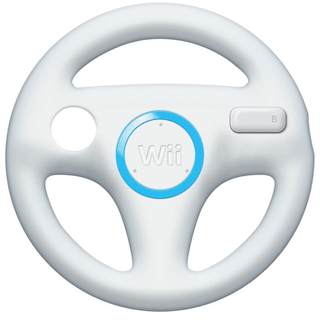 Nintendo Wii - Lenkrad Racing Wheel - RVL-024 - Weiß