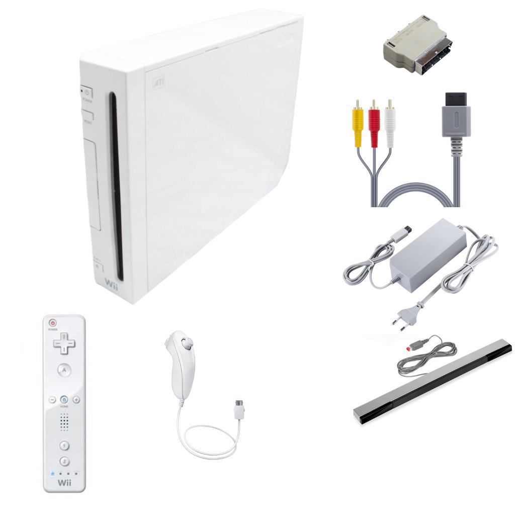 Nintendo Wii - Konsole - Komplettpaket - RVL-001 - Weiß
