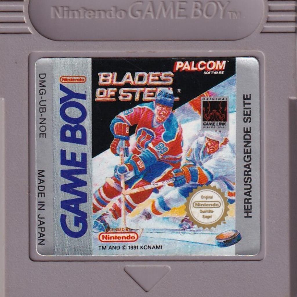 Nintendo Game Boy - Blades of Steel (Aufkleber beschädigt)