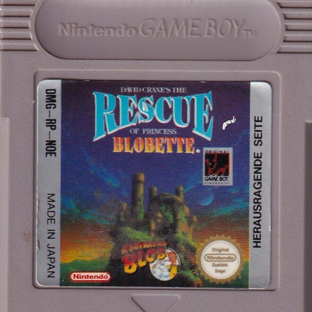 Nintendo Game Boy - David Crane's The Rescue of Princess Blobette