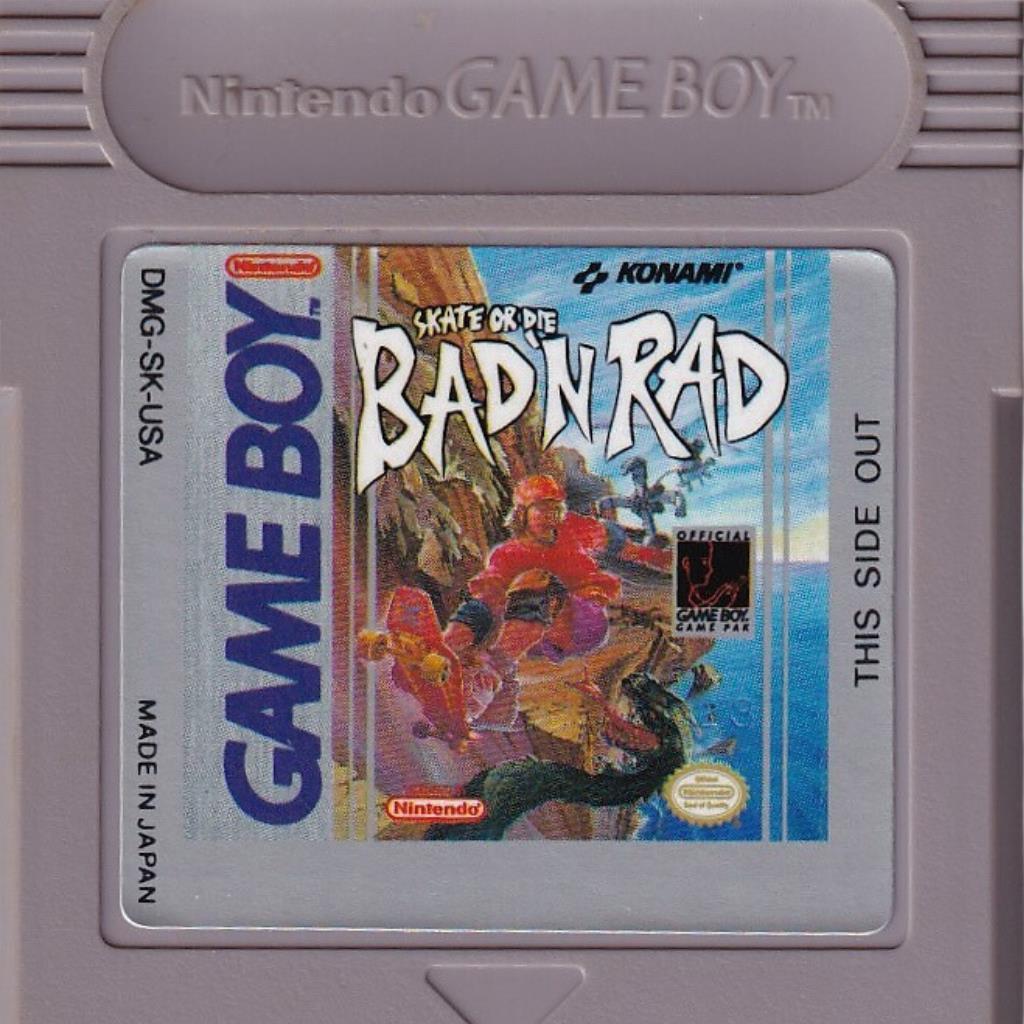 Nintendo Game Boy - Skate or Die: Bad 'N Rad