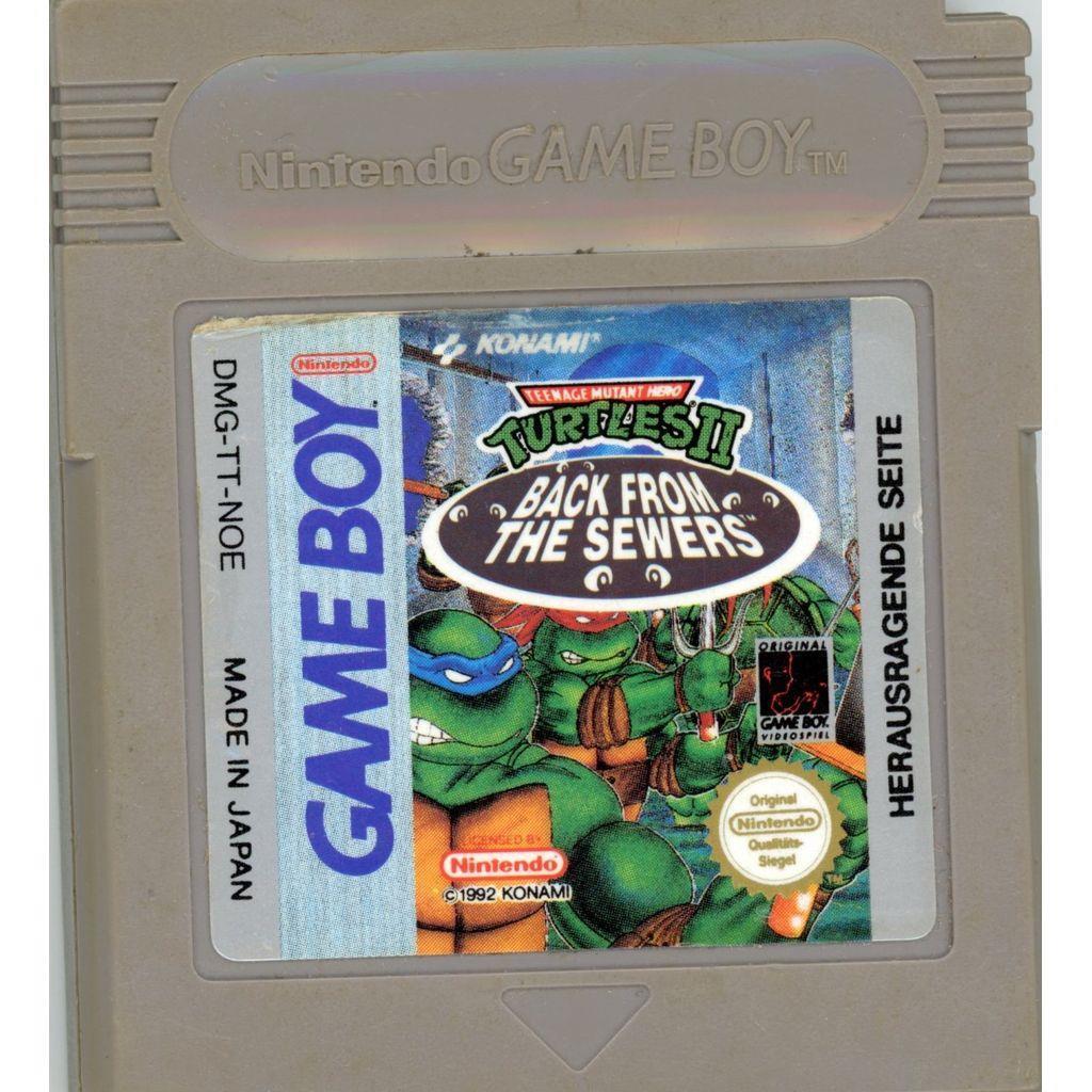Nintendo Game Boy - Teenage Mutant Hero Turtles II: Back From the Sewers