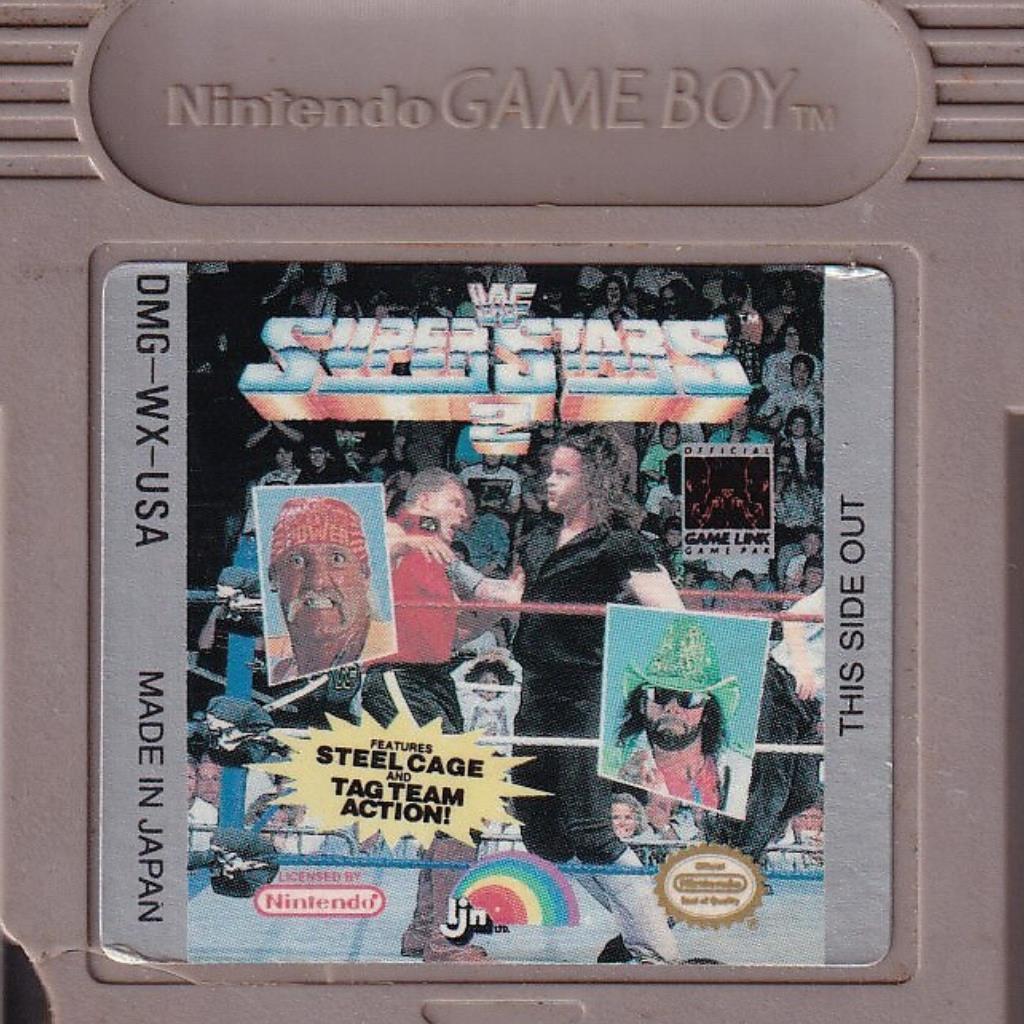 Nintendo Game Boy - WWF Superstars 2 (Modul beschädigt)