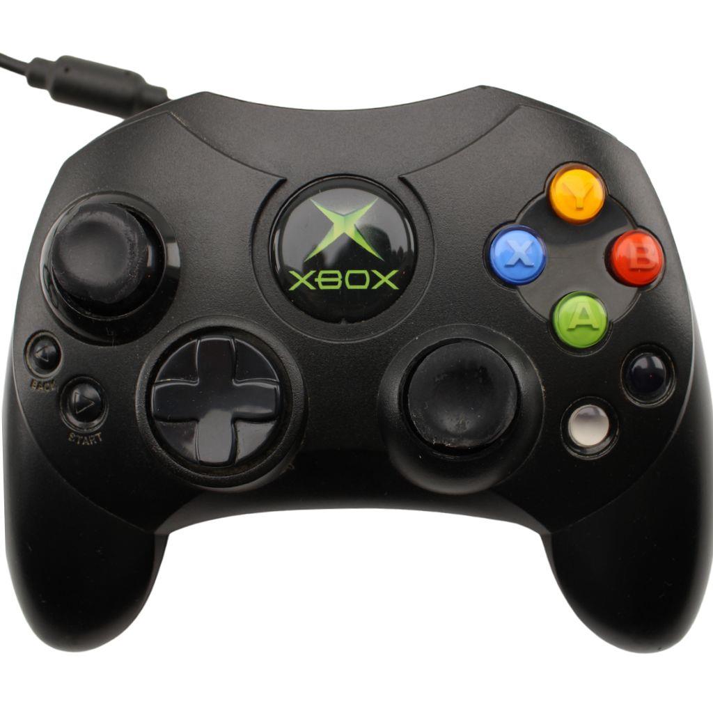 Microsoft Xbox Classic - Original Controller Gamepad Joypad S - Schwarz