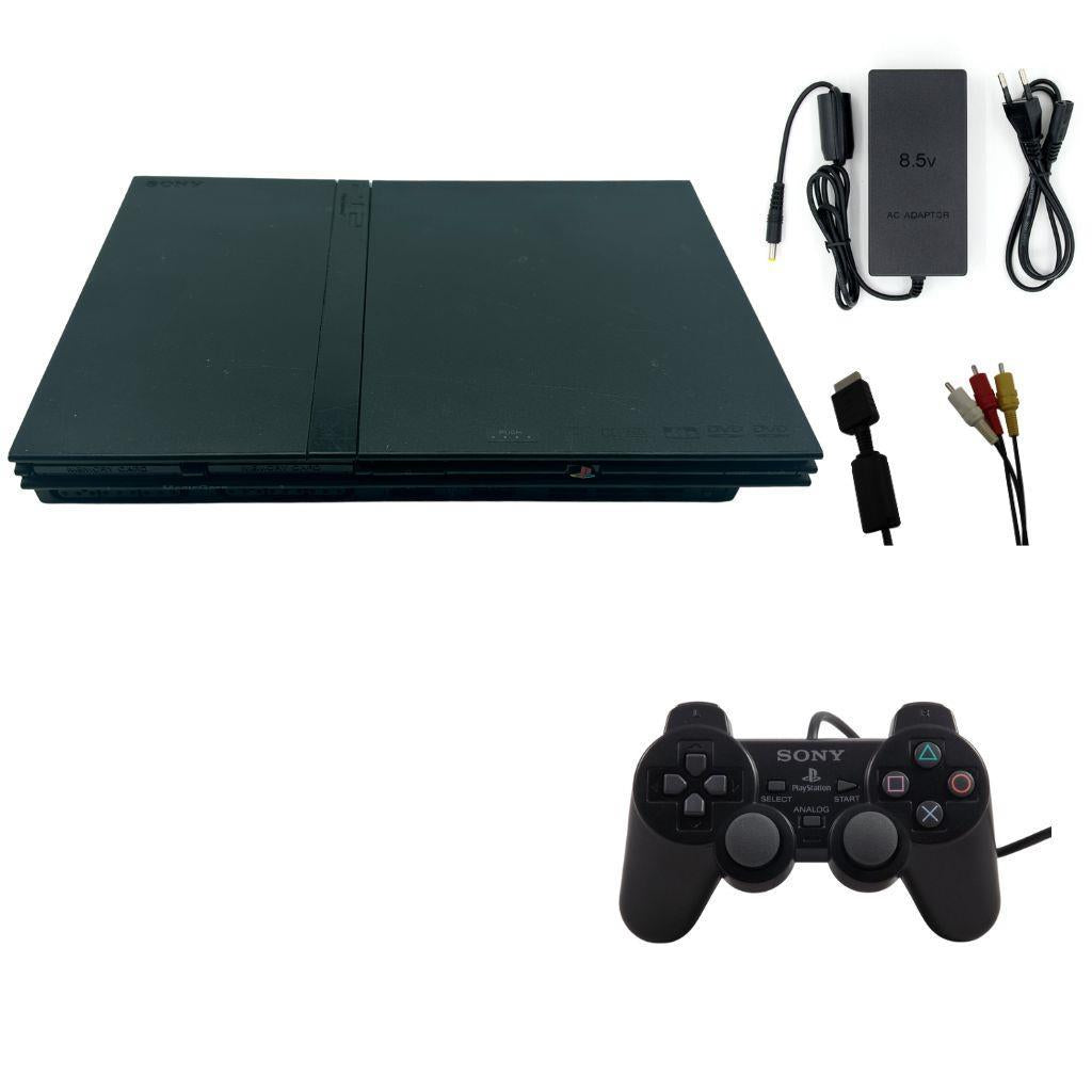 Sony PlayStation 2 Slim - Konsole - SCPH-70004 - Schwarz