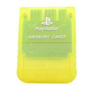 Sony Playstation - Memory Card SCPH-1020 - Gelb/Transparent