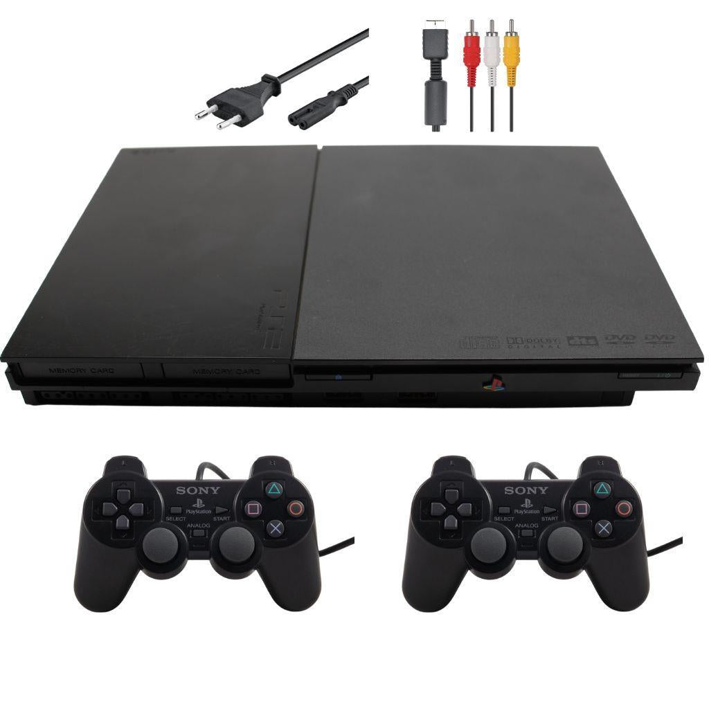 Sony PlayStation 2 PS2 - Konsole Slim - SCPH-90004 Schwarz