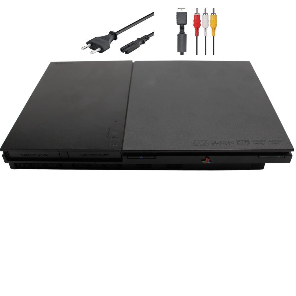 Sony PlayStation 2 PS2 - Konsole Slim - SCPH-90004 Schwarz