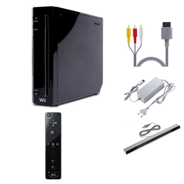 Nintendo Wii - Konsole - Komplettpaket - RVL-001 - Schwarz