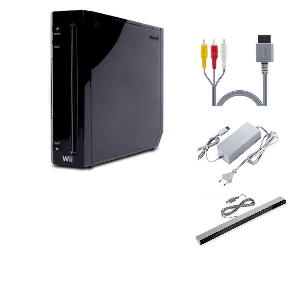 Nintendo Wii - Konsole - Komplettpaket - RVL-001 - Schwarz