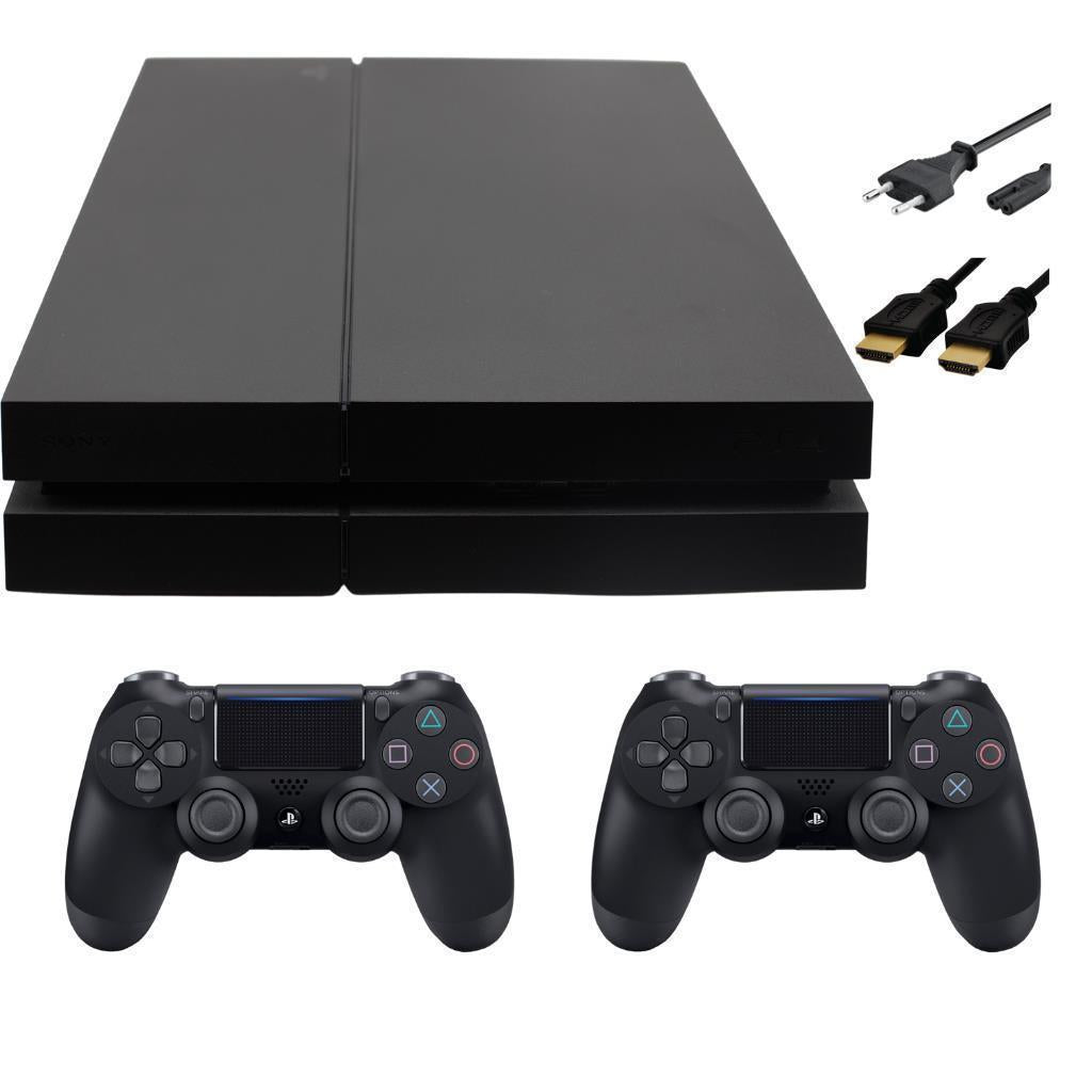 Sony PlayStation 4 - 500GB - 1216A - schwarz - guter Zustand
