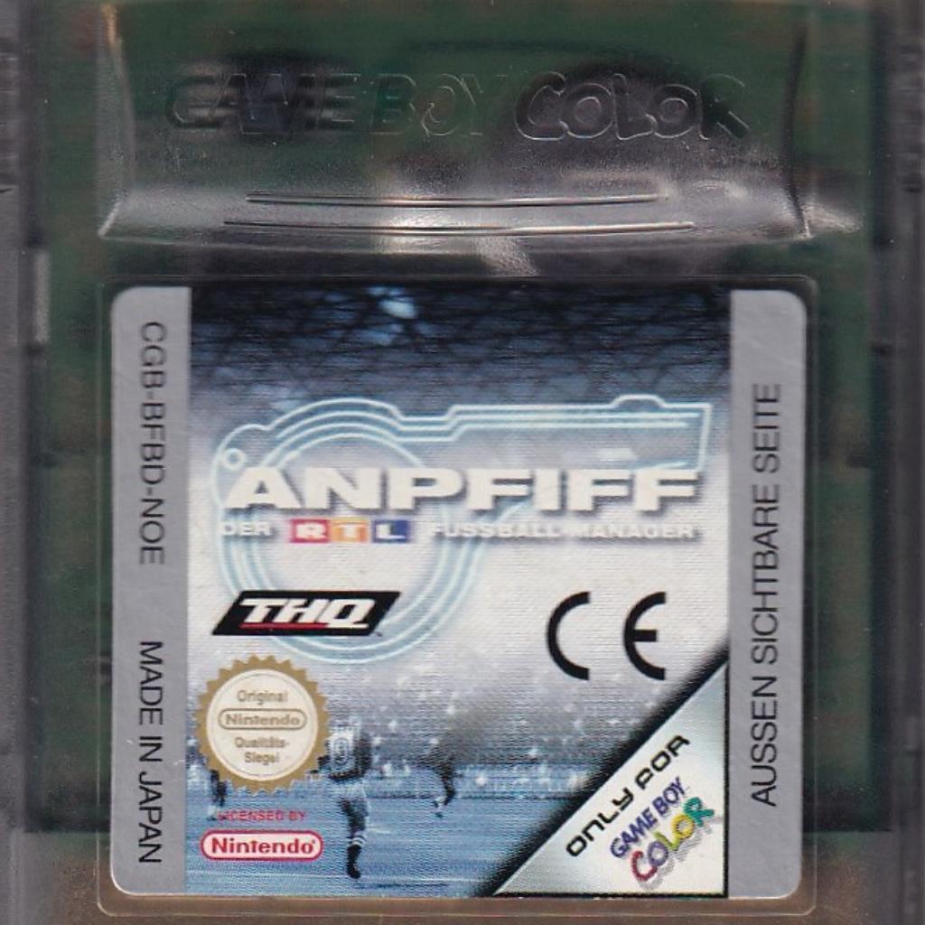 Nintendo Game Boy Color - Anpfiff: Der RTL Fussball-Manager