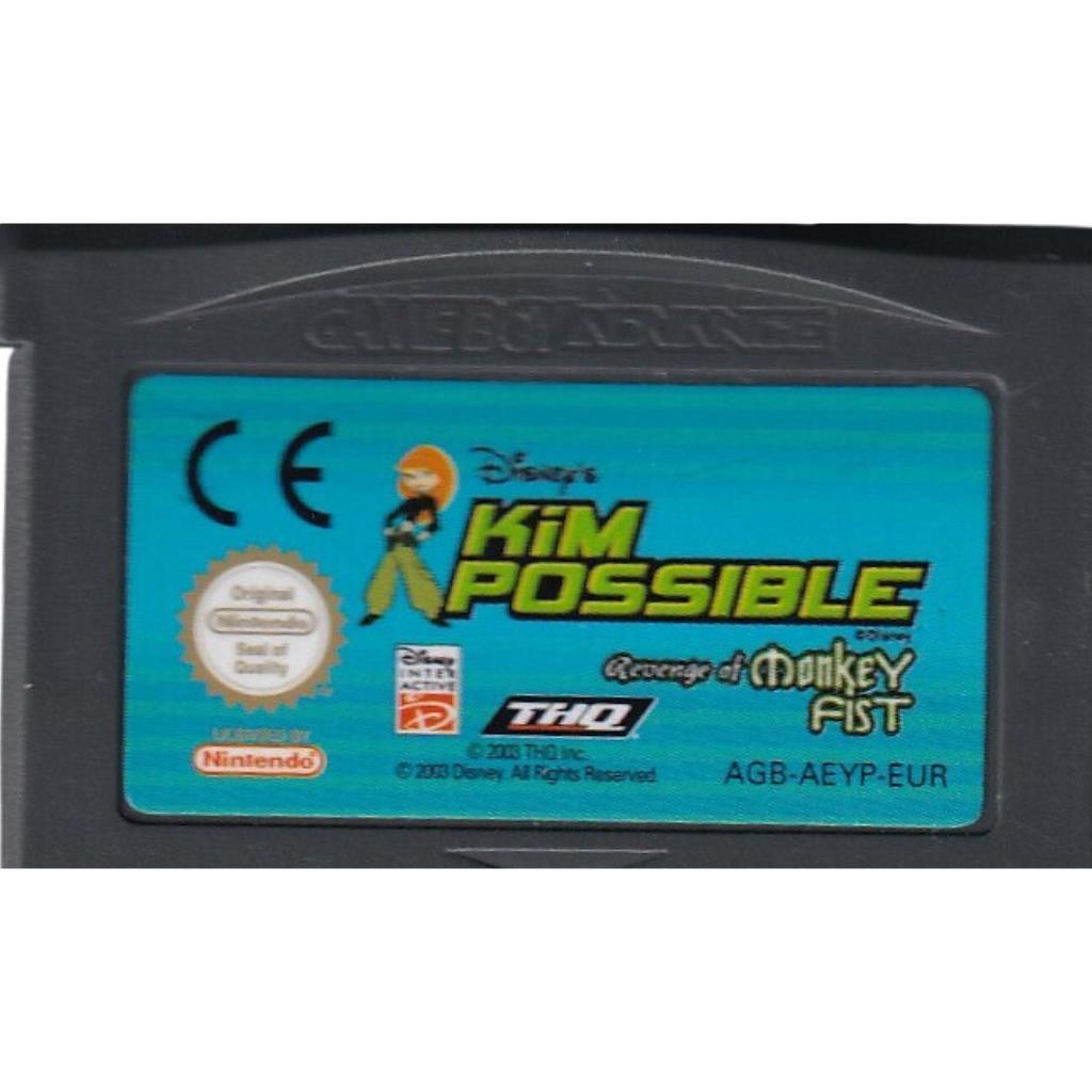 Nintendo Game Boy Advance - Disneys Kim Possible: Monkey Fists Rache