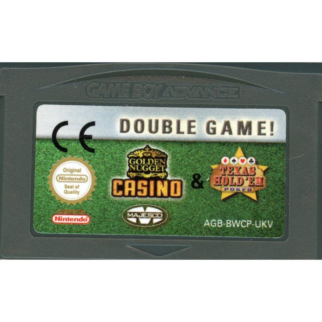 Nintendo Game Boy Advance - Golden Nugget Casino / Texas Hold 'Em Double Pack