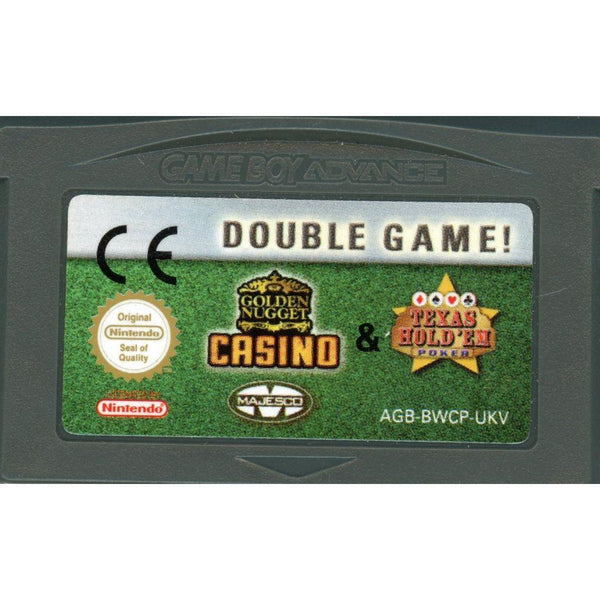 Nintendo Game Boy Advance - Golden Nugget Casino / Texas Hold 'Em Double Pack