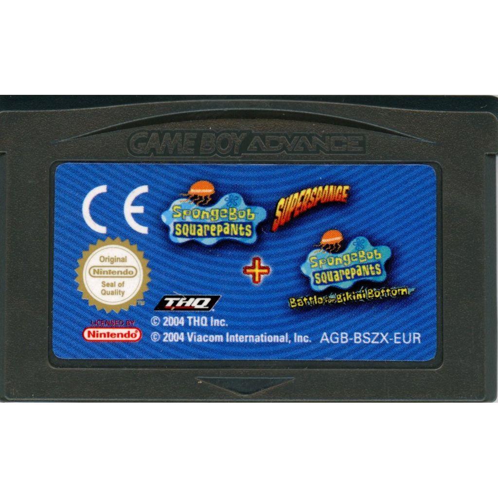 Nintendo Game Boy Advance - Spongebob Supersponge + Battle for Bikini Bottom