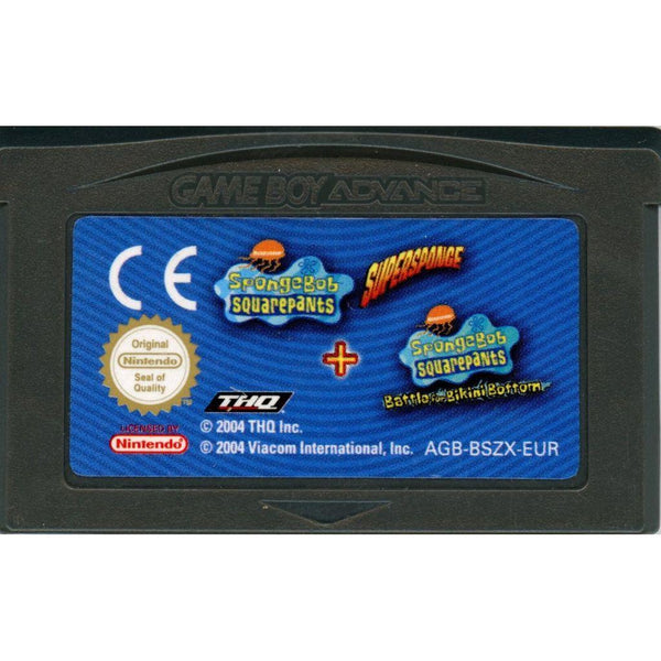 Nintendo Game Boy Advance - Spongebob Supersponge + Battle for Bikini Bottom