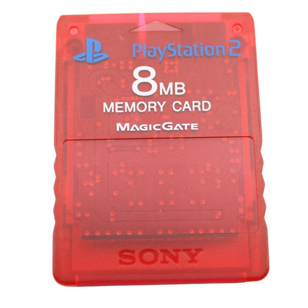 Sony PS2 Playstation 2 - Memory Card 8MB - Rot