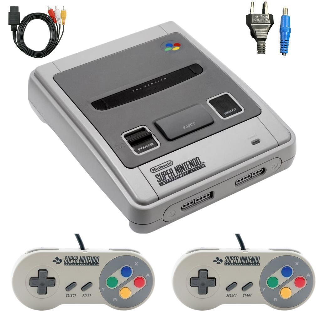 Nintendo SNES - Super Nintendo - alle Kabel - guter Zustand