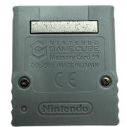 Nintendo GameCube - Original Memory Card 59 - DOL-008 - Grau