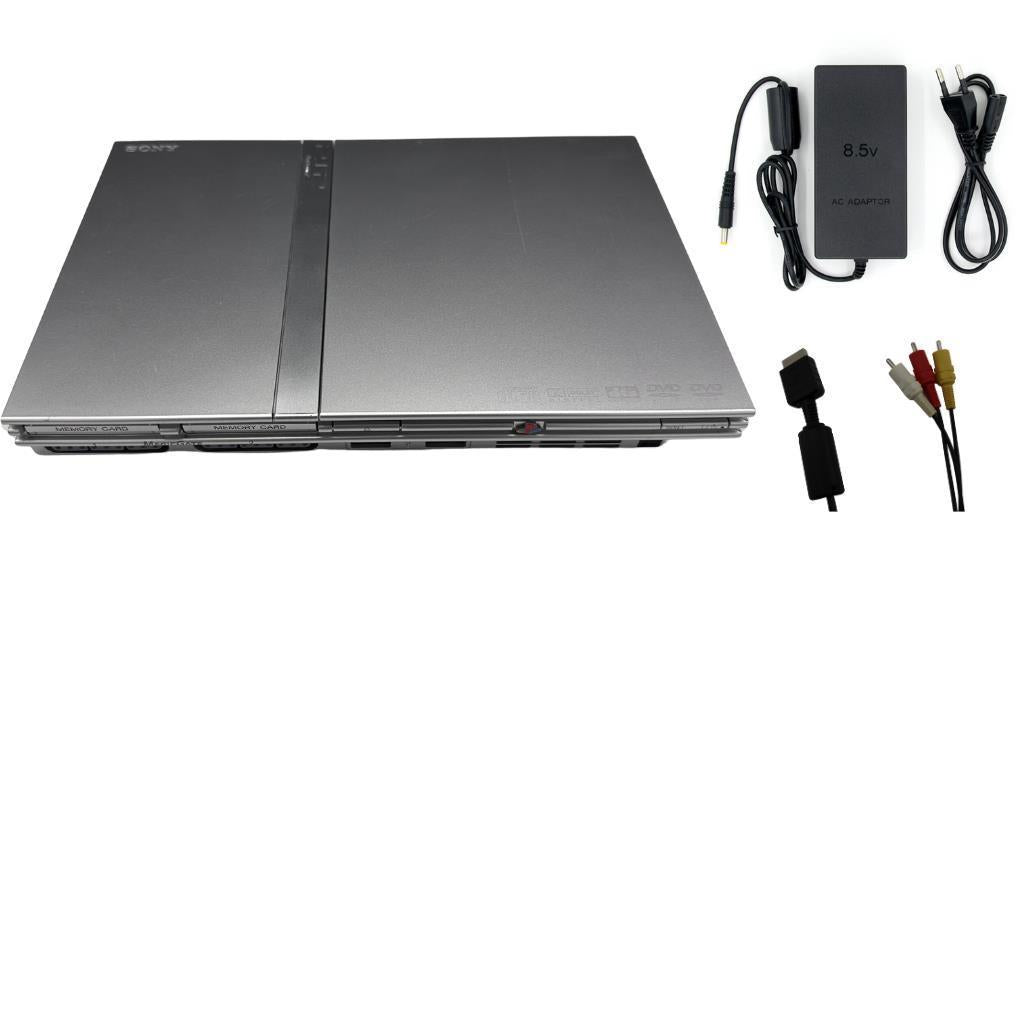 Sony PlayStation 2 Slim - Konsole - Silber