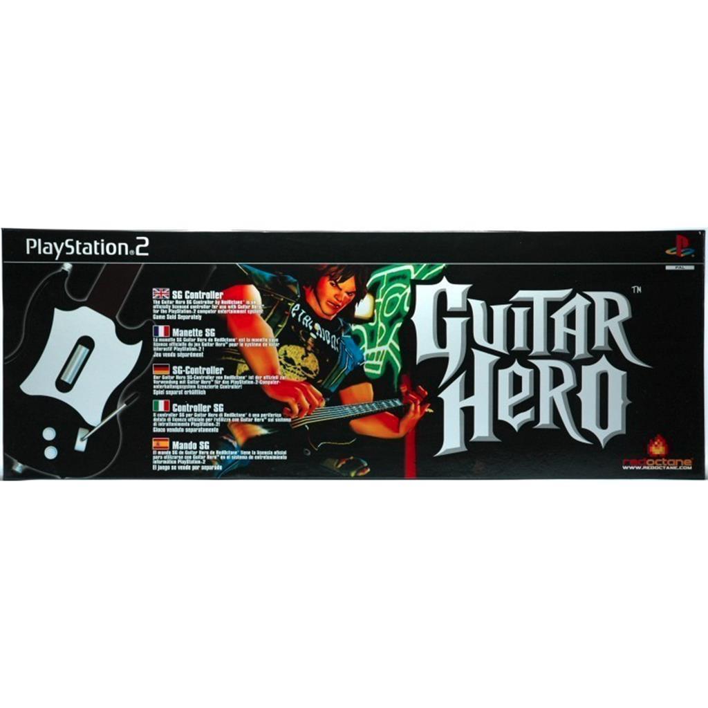 PS2 PlayStation 2 - Guitar Hero Controller Gitarre - Red Octane - mit OVP