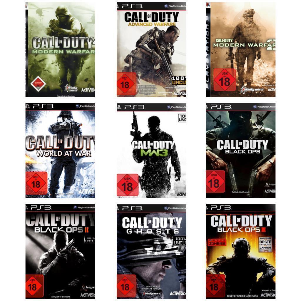Sony PlayStation 3 - Call of Duty Auswahl