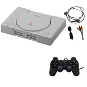 Sony PlayStation 1 PS1 Konsole Grau - alle Kabel