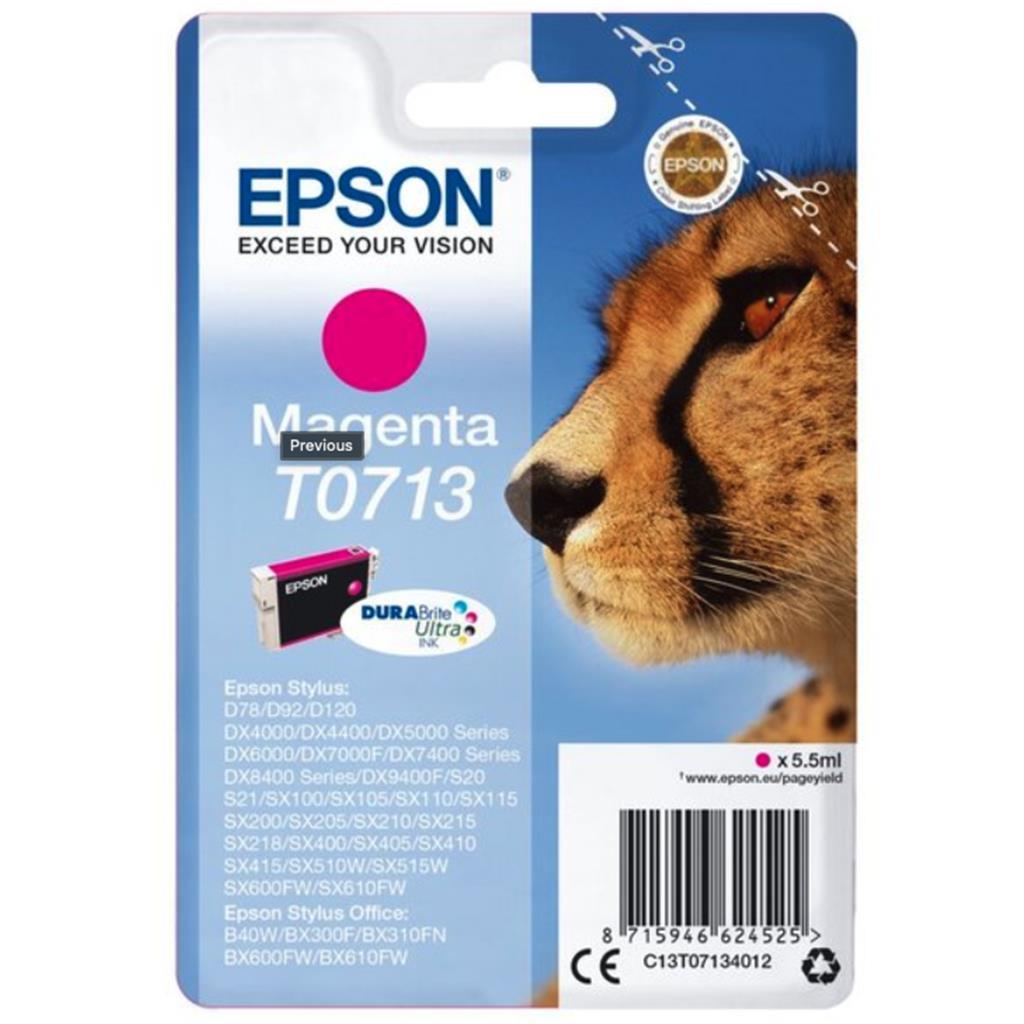 Epson Druckerpatrone T0714 Magenta Gepard