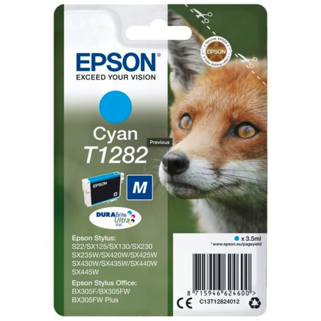 Epson Druckerpatrone DURABrite T1282 Cyan