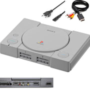 Sony PlayStation 1 - Konsole - SCPH-1002 - alle Kabel - Grau