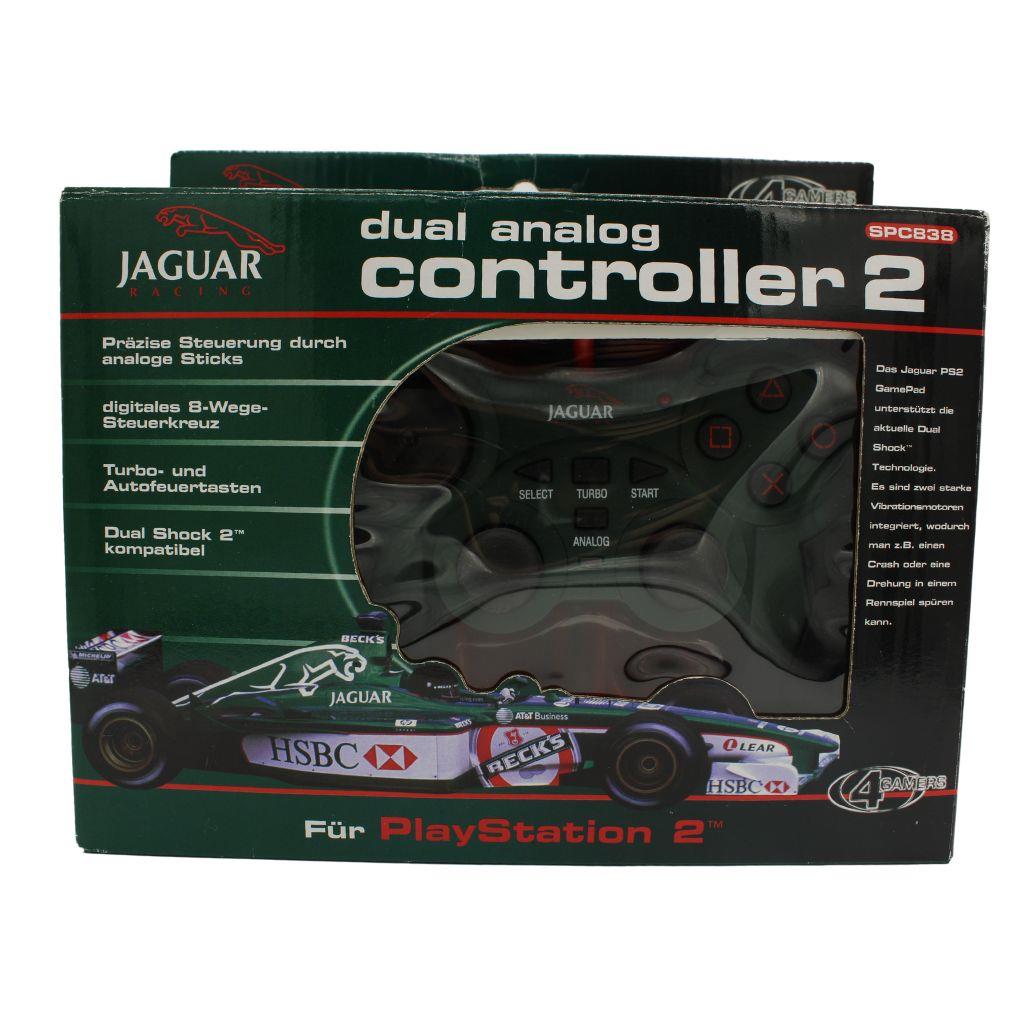 PS2 PlayStation 2 - Jaguar Dual Analog Controller 2 - Schwarz - mit OVP