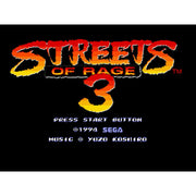 Sega Mega Drive - Streets of Rage III 3