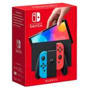 Nintendo Switch - Konsole OLED - Neon-Rot/Neon-Blau - mit OVP