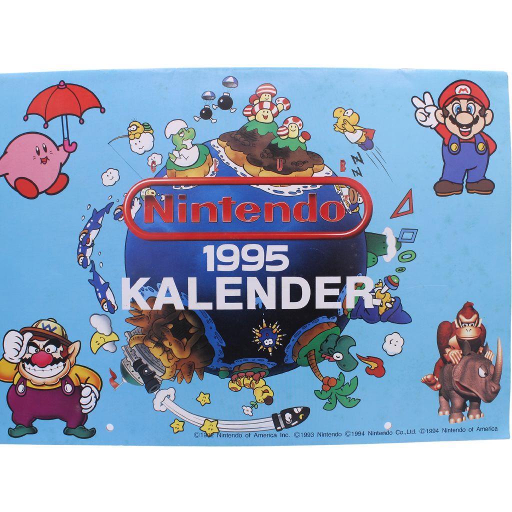 Nintendo - 1995 Kalender Mario Yoshi Luigi Wario Zelda Poster