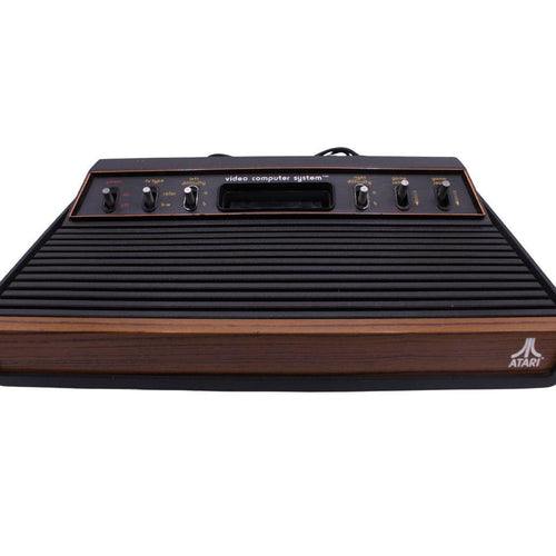 Atari 2600 Video Computer System - Konsole - "Woodgrain" - mit 2 Joysticks