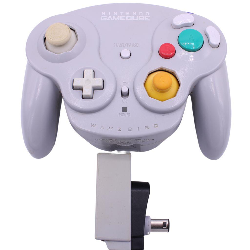 Nintendo GameCube - Original Wavebird Controller - mit Empfänger - Grau