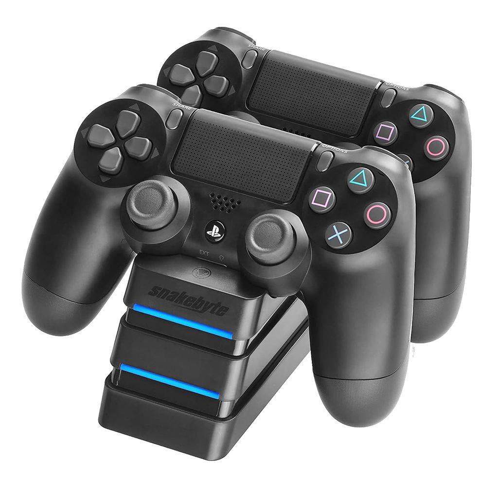 PS4 PlayStation 4 - snakebyte TWIN:CHARGE 4 - Ladestation für PlayStation Controller