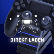 PS4 PlayStation 4 - snakebyte TWIN:CHARGE 4 - Ladestation für PlayStation Controller