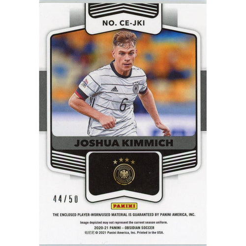 2020 Panini Obsidian - Joshua Kimmich Relics Orange /50 Germany Player Worn