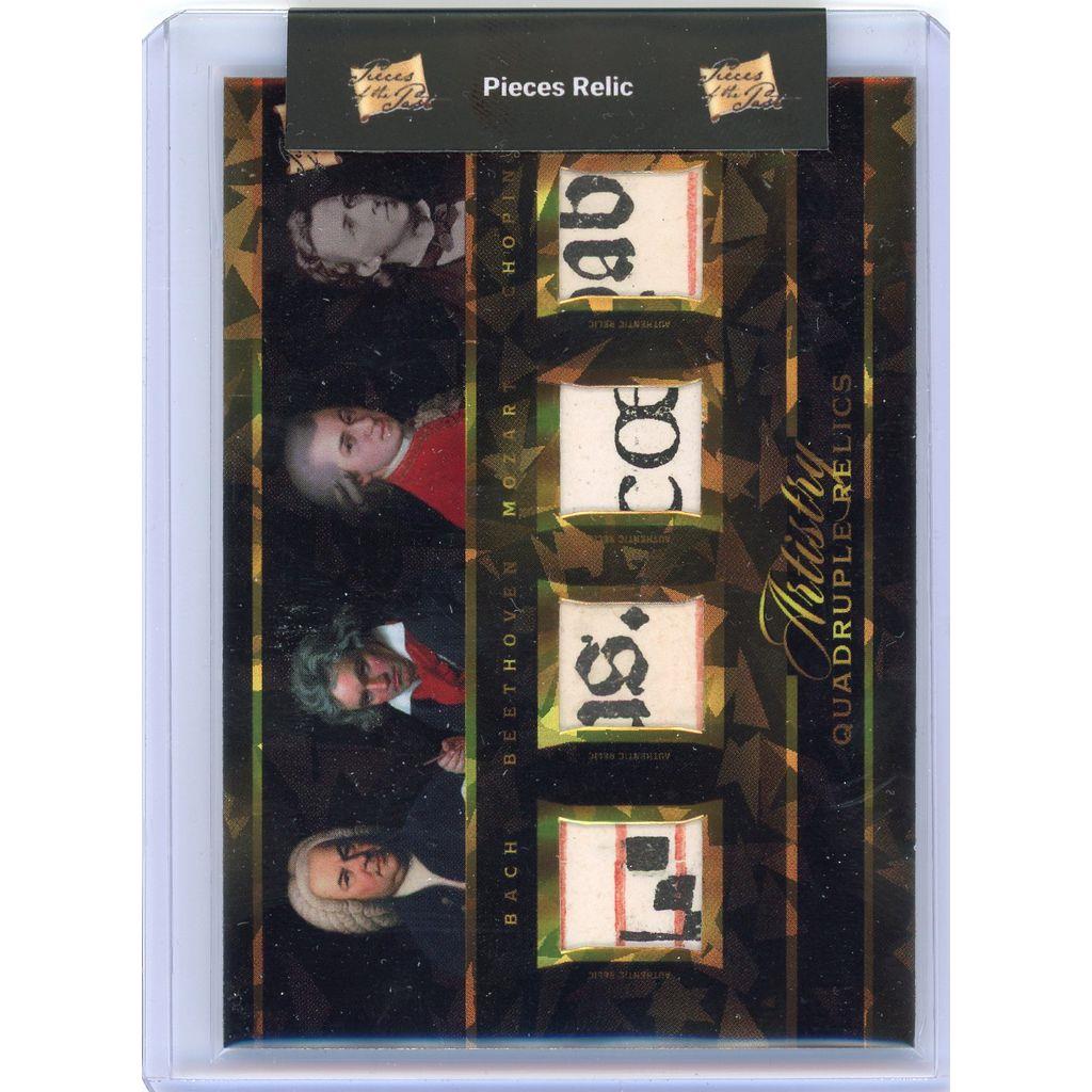 Pieces Relic - Bach, Beethoven, Mozart & Chopin - Quad Relic