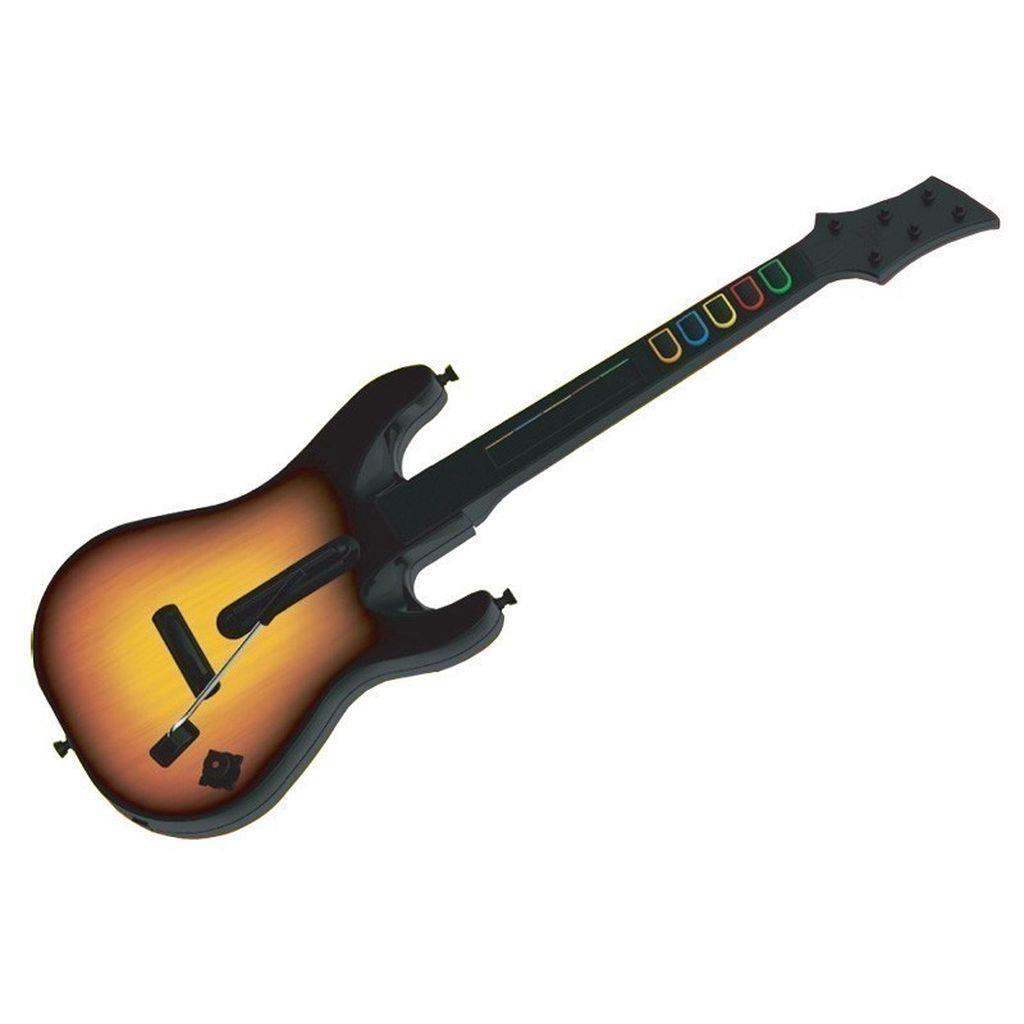 Sony PlayStation 2 - Guitar Hero World Tour - Gitarre - mit Empfänger