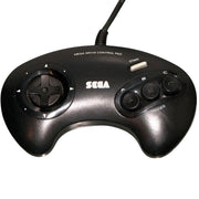 Sega Mega Drive - Original 3-Button Controller Pad No. 1650 - Schwarz