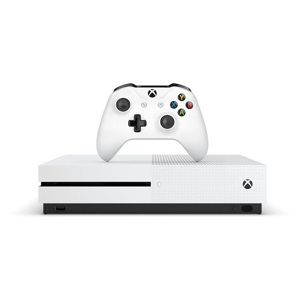 Microsoft Xbox One S - Konsole - 1TB - alle Kabel - 1 Original Controller - Weiß