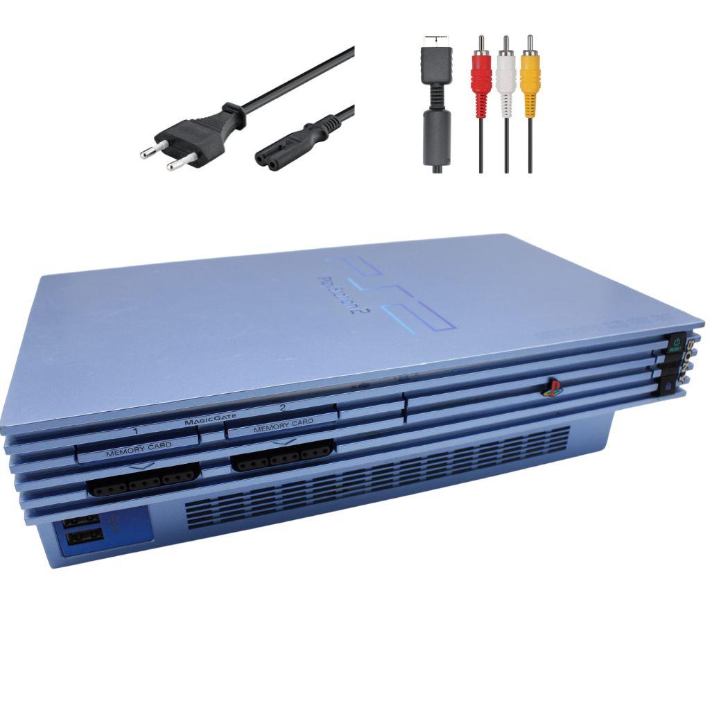 Sony PlayStation 2 Fat - Konsole - Blau Aqua Blue