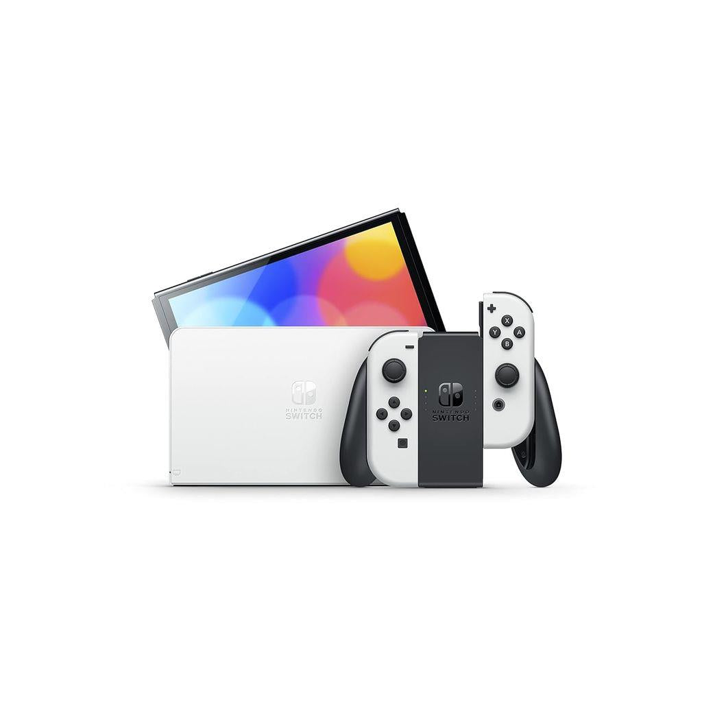 Nintendo Switch - Konsole OLED - Weiß - mit Dock und allen Kabeln