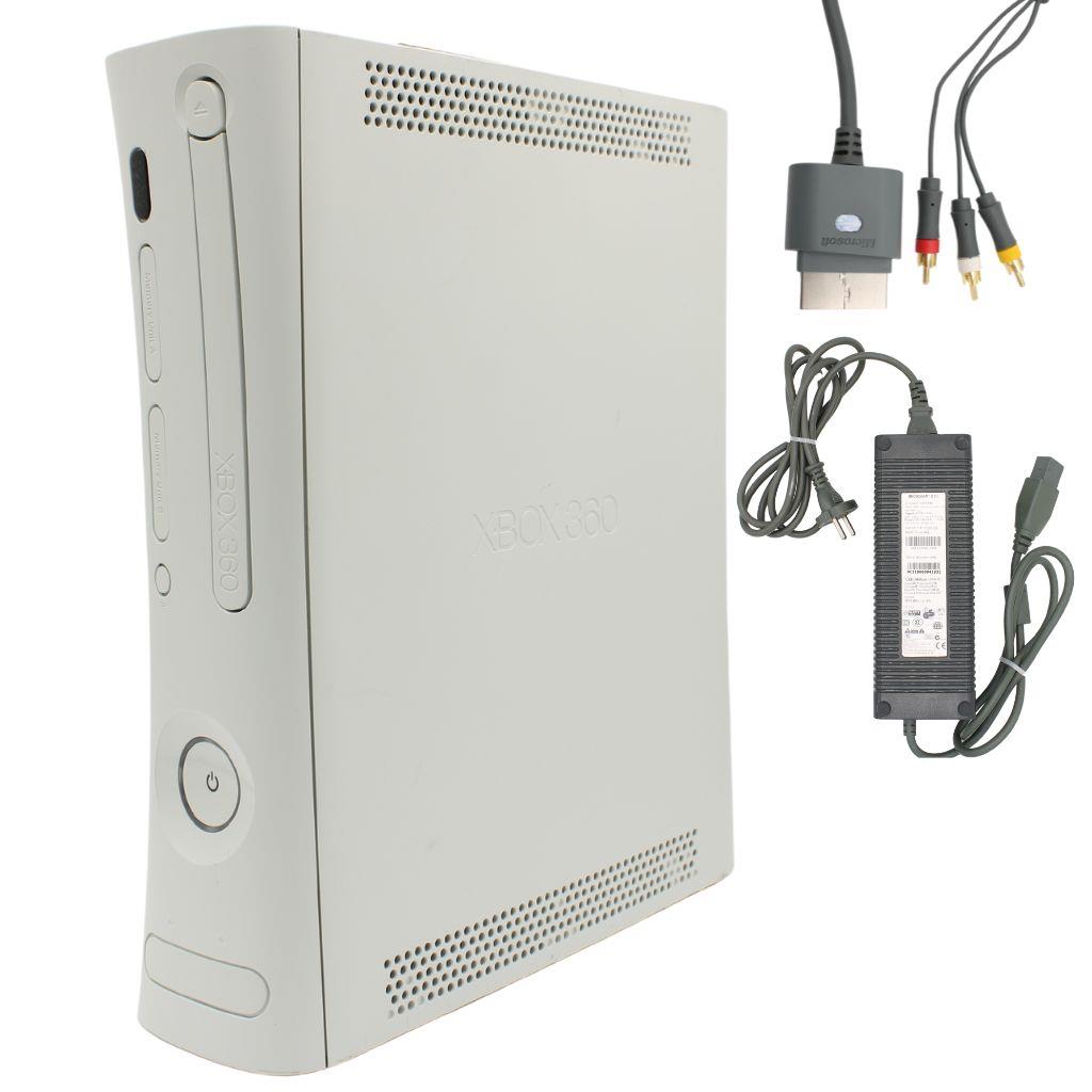 Microsoft Xbox 360 - Konsole - "Falcon" - alle Kabel - Weiß