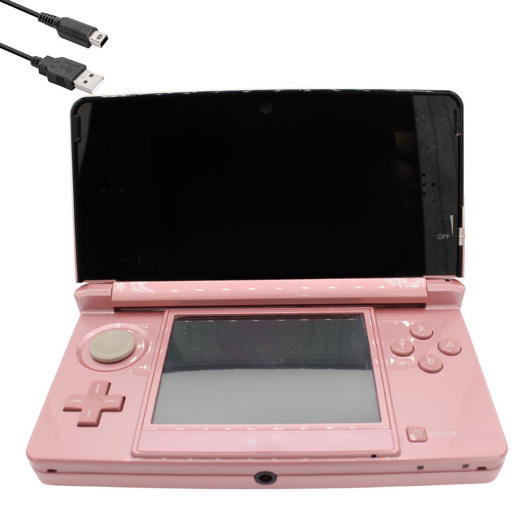 Nintendo 3DS - Konsole - mit Ladekabel - Coral Pink